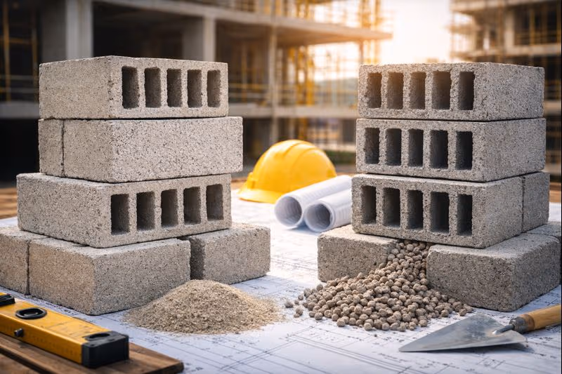 بلوک سیمانی بهتر است یا بلوک لیکا؟